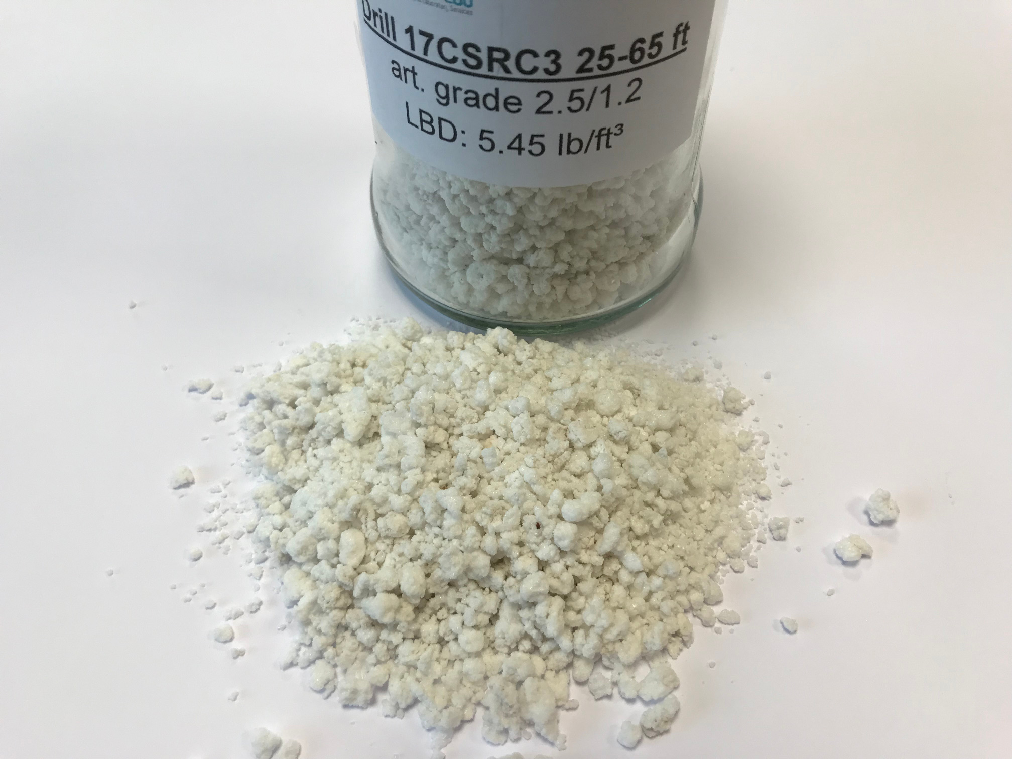 Coarse grade expanded perlite from CS drill hole 17CSRC3